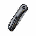 Elementum Flipper Carbon Fiber Knife Gold Shred