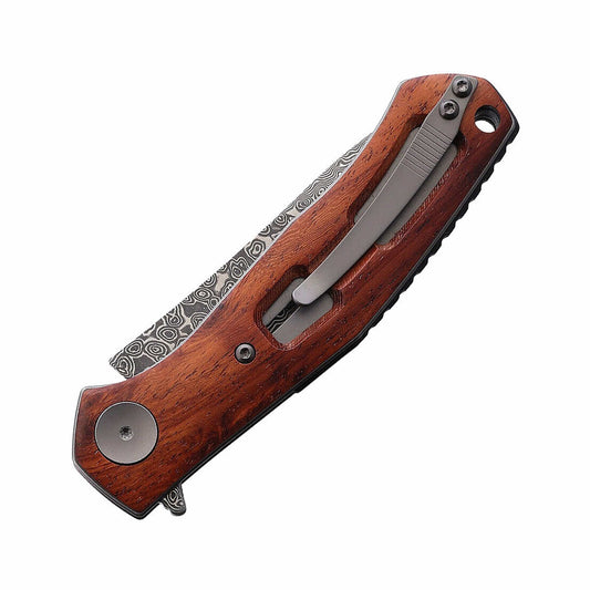 Buck N Bear Knives Damascus Falcon Folder Knife
