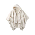 L.L.Bean Cozy Sherpa Wearable Throw - Cream