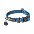 Crag Reflective Dog Collar Midnight Wave