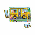 Melissa & Doug The Wheels On The Bus Wooden Sound Puzzle