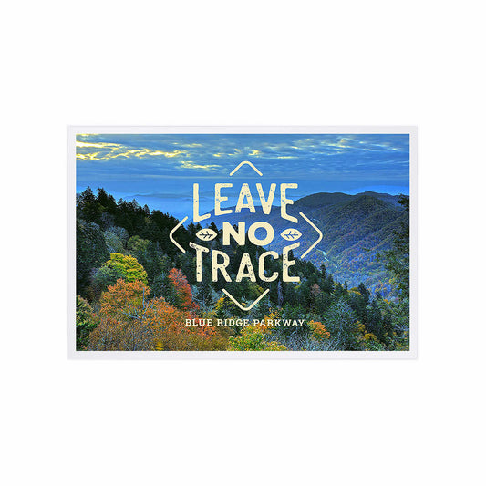 Lantern Press Blue Ridge Parkway Leave No Trace Postcard