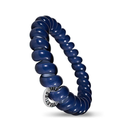 Nantucket Navy Large Hair Ties - 3 Pack