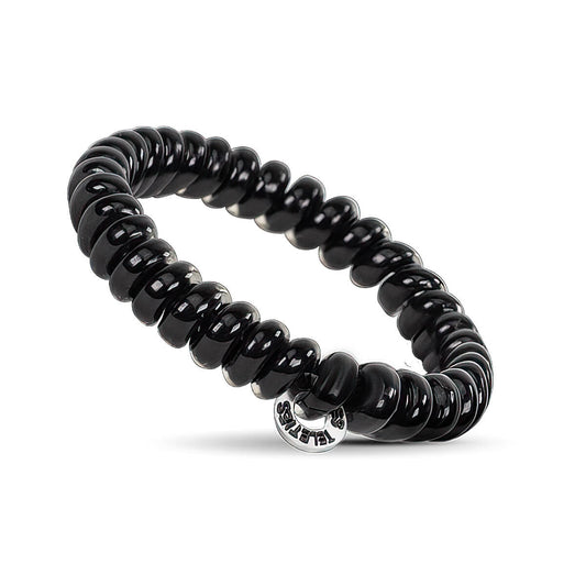 Jet Black Small Hair Ties - 3 Pack