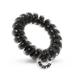Jet Black Tiny Hair Ties - 5 Pack