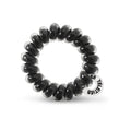 Jet Black Tiny Hair Ties - 5 Pack