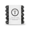 Jet Black Tiny Hair Ties - 5 Pack