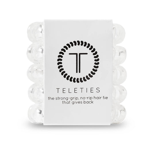 Crystal Clear Tiny Hair Ties - 5 Pack