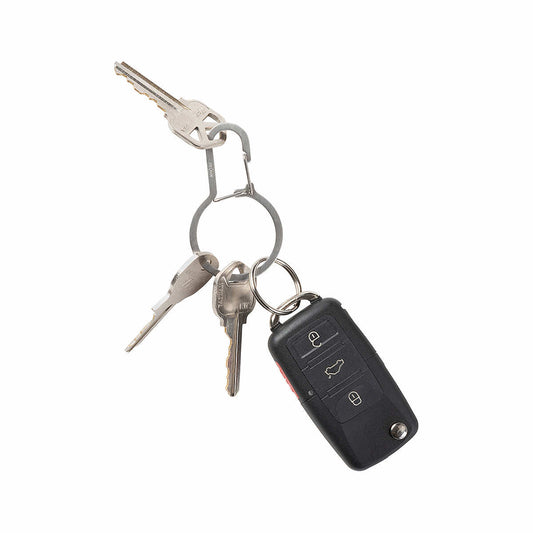 DualPass Dual Chamber Key Ring Stainless