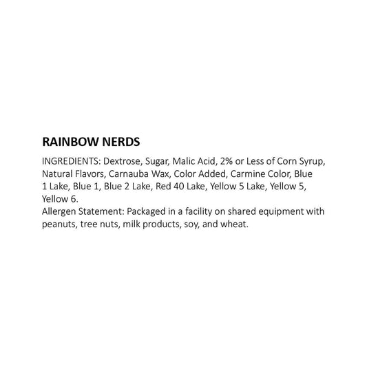 Ferrara Rainbow Nerds Candy - 1 lb.