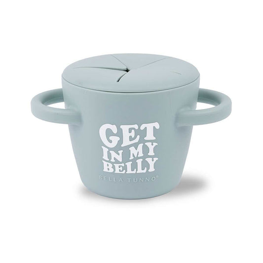 Bella Tunno Get In My Belly Happy Snacker Cup Turquoise