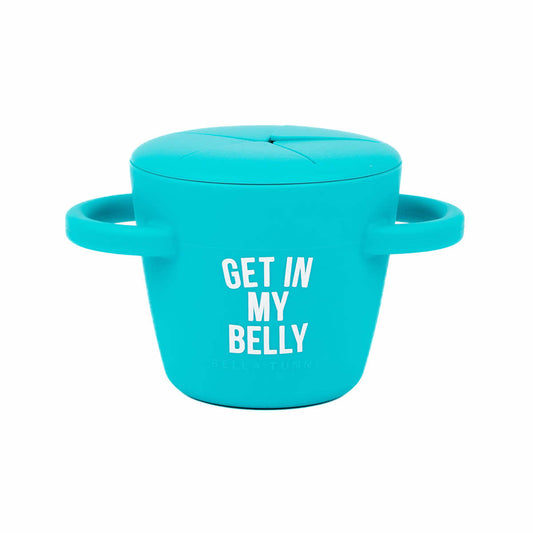 Bella Tunno Get In My Belly Happy Snacker Cup Turquoise