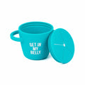 Bella Tunno Get In My Belly Happy Snacker Cup Turquoise