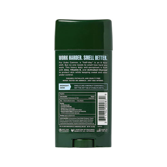 Duke Cannon Midnight Swim Antiperspirant Deodorant