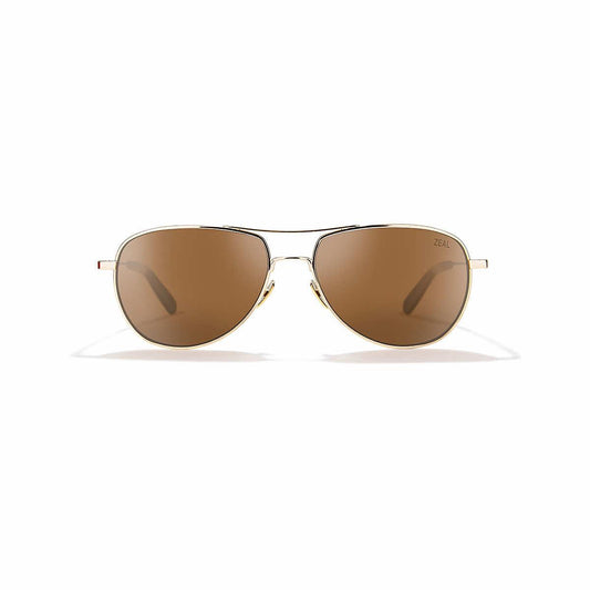 Color swatch for Zeal Optics Shipstern Sunglasses in Gold