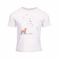 Barefoot Baby Toddler Stargazer Cow Short Sleeve T-Shirt Soft Beige