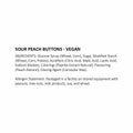 Gerrit J. Verburg Sour Peach Buttons Candy - 1 lb.