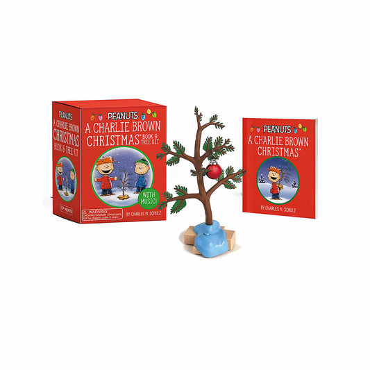 Charlie Brown Christmas Book and Tree Kit