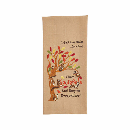 Squirrels Everywhere Dishtowel