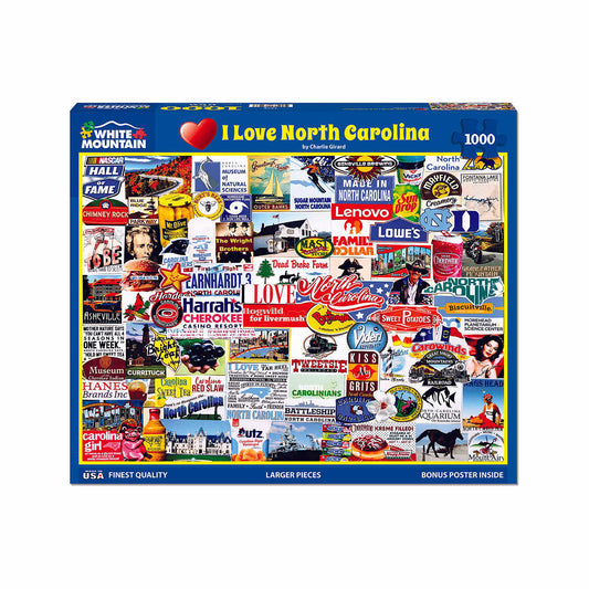 I Love North Carolina Puzzle
