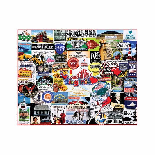 I Love Virginia Puzzle