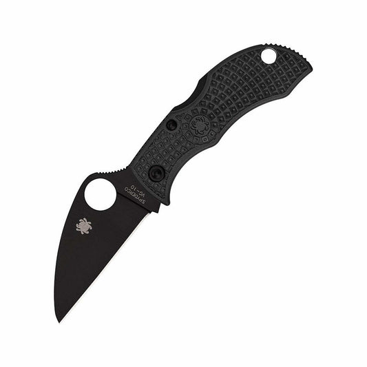 Manbug Wharncliffe Black Blade Knife Black Frn