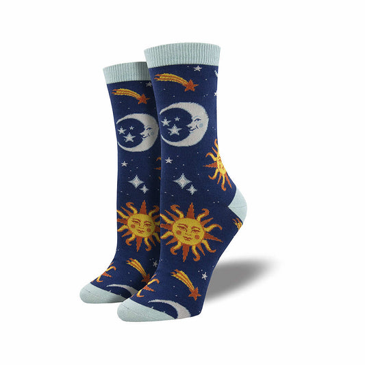 Women's Clear Skies Bamboo Socks Navy