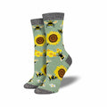 Women's Honey In The Bank Bamboo Socks Green Heather