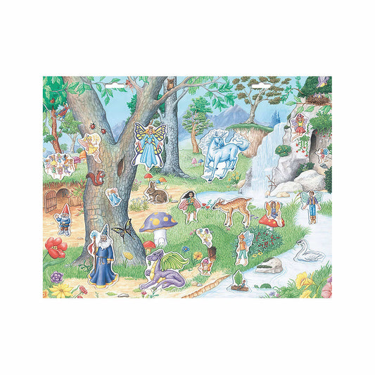 Fairies Create-A-Scene Magnetic Playset Toy