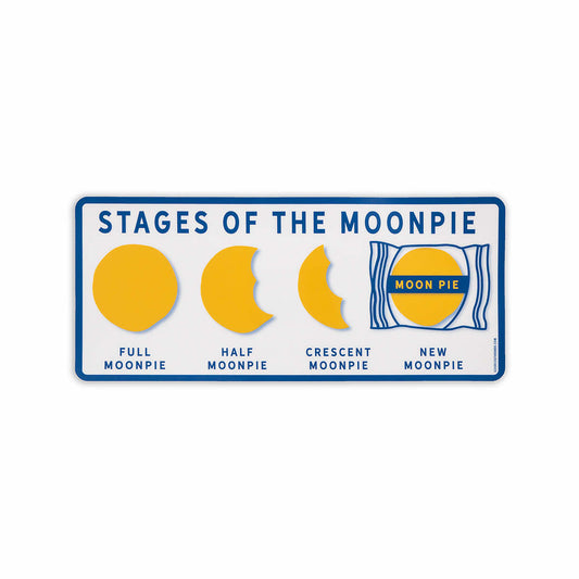 Stages of the MoonPie Sticker