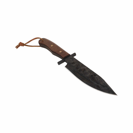 Naylor Forge Bushcraft Bowie Knife Burlap Micarta