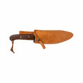 Naylor Forge Bushcraft Bowie Knife Burlap Micarta