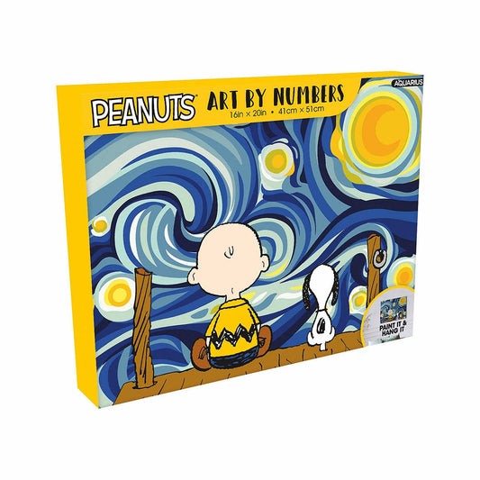Peanuts Starry Night Art By Numbers