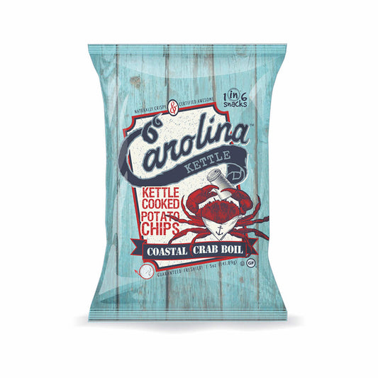 Coastal Crab Boil Kettle Cooked Potato Chips - 2 Ounce