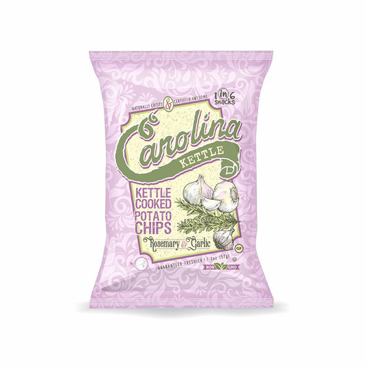 Rosemary & Garlic Kettle Cooked Potato Chips - 2 Ounce