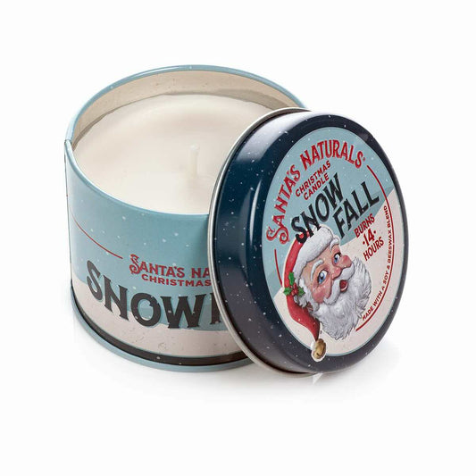 Santa's Naturals Snowfall Candle - 3.5 Ounce Tin