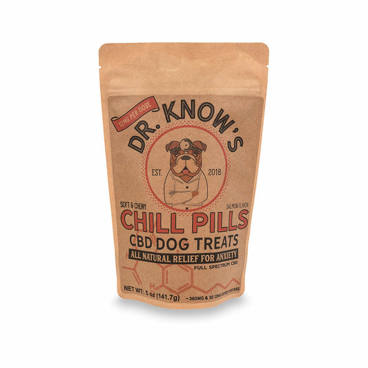 Dr. Know's Chill Pills Extra Strength CBD Dog Treats - 5 Ounce