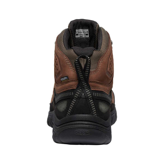 KEEN Men's Targhee IV Mid Waterproof Hiking Boots - Wide Bison Black