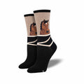 Women's Hey Neigh-Bor Cotton Crew Socks Hemp Heather