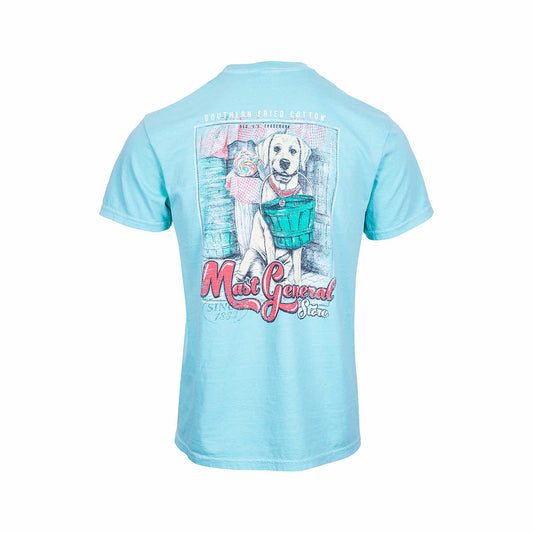 Mast General Store Candy Barrel Dog Short Sleeve T-Shirt Chalky Mint