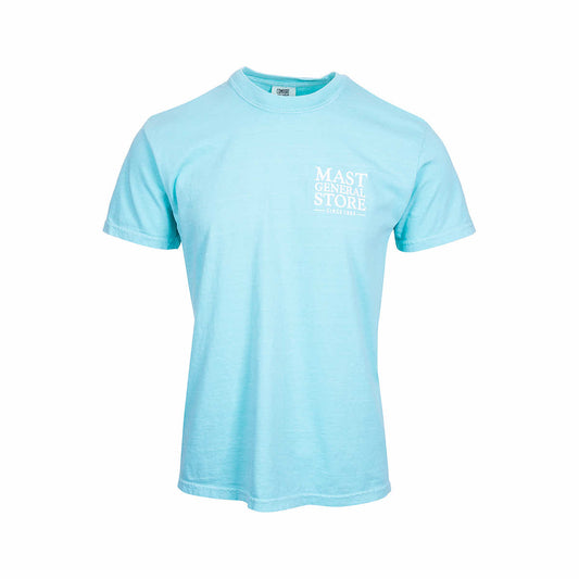 Mast General Store Candy Barrel Dog Short Sleeve T-Shirt Chalky Mint
