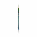 Harold Import Turtleneck Rainbow Reusable Bendable Metal Drinking Straws - Set of 4 with Cleaning Brush