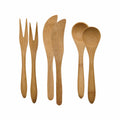 Harold Import Mini Bamboo Serving Set - Set of 6