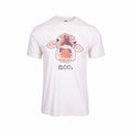 Barefoot Baby Moo Short Sleeve T-Shirt Soft Beige