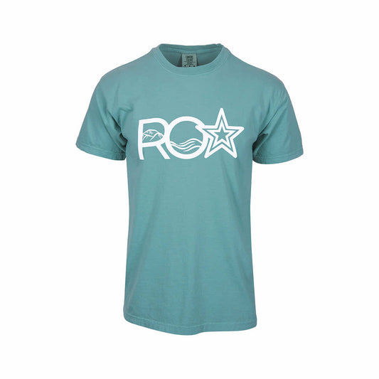 Roanoke Star Short Sleeve T-Shirt Lt Green