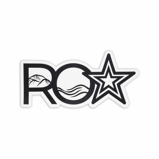 Roanoke Star Die Cut Sticker - 4 Inch