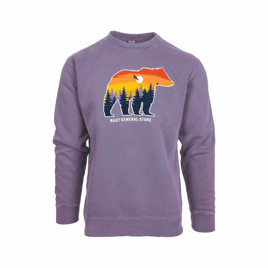 Bum Wraps Mast General Store Bear Crew Sweatshirt Alpine Grn