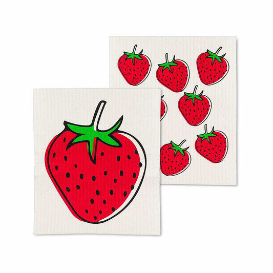 Abbott Swedish Strawberry Dishcloths - 2 Pack