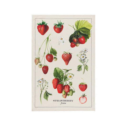 Vintage Strawberry Dishtowel