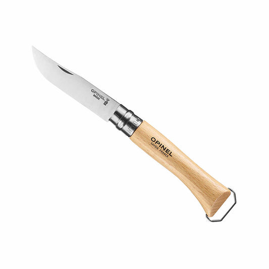 No.10 Corkscrew Stainless Steel Folding Knife with Bottle Opener